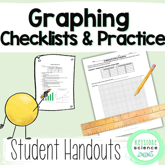 Graphing Checklist and Student Scenario Practice with Paper and Excel