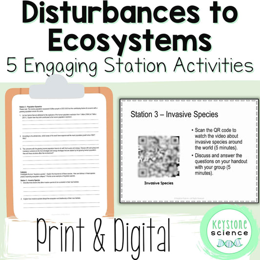 Ecological Disturbances to Ecosystems Succession Stations Biology Review