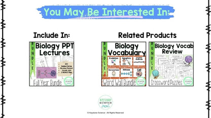Biology Keystone Content Review Packet with Answer Key