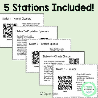 Ecological Disturbances to Ecosystems Succession Stations Biology Review