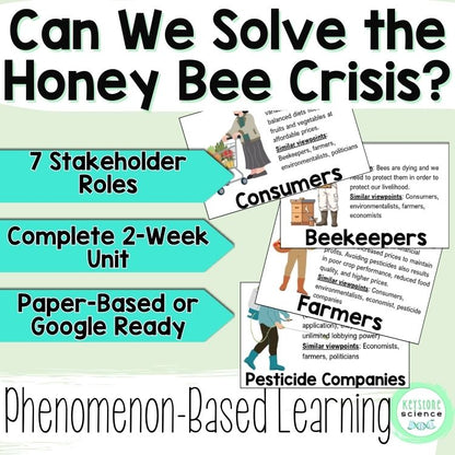 Honeybee Crisis Socratic Seminar Cross Curricular PBL Ecology Storyline