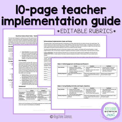 Non-Fiction Science Book Study Supplement Differentiated Unit Plan