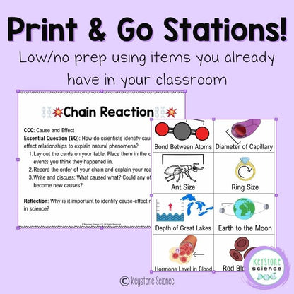 Crosscutting Concepts NGSS Introduction Stations