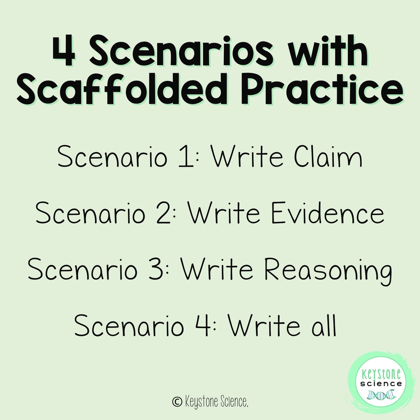 Practice Writing Claim Evidence & Reasoning CER with Real World Scenarios