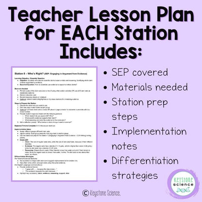 Science & Engineering Practices NGSS Introduction Stations