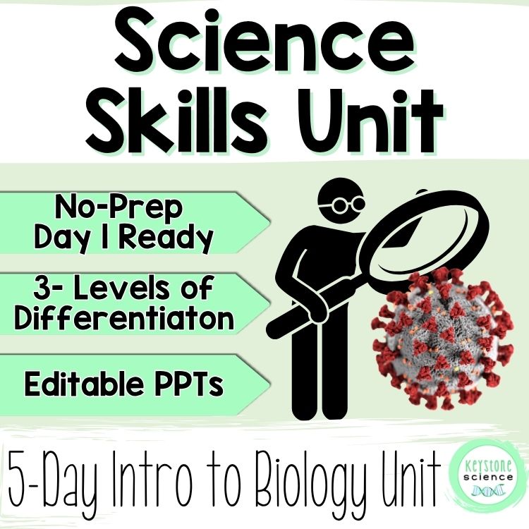 Back to School Biology: Science Skills, Nature of Science & Lab Safety Unit