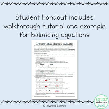 Introduction to Balancing Equations Chemistry